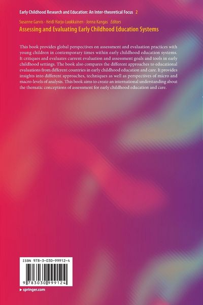 Produktbild: Assessing and Evaluating Early Childhood Education Systems
