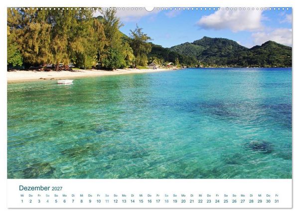 Produktbild: S&uuml;dsee-Insel Huahine - Paradies am Ende der Welt (hochwertiger Premium Wandkalender 2027 DIN A2 quer), Kunstdruck in Hochglanz