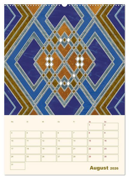 Produktbild: Art Deco Planer (Wandkalender 2026 DIN A2 hoch), CALVENDO Monatskalender