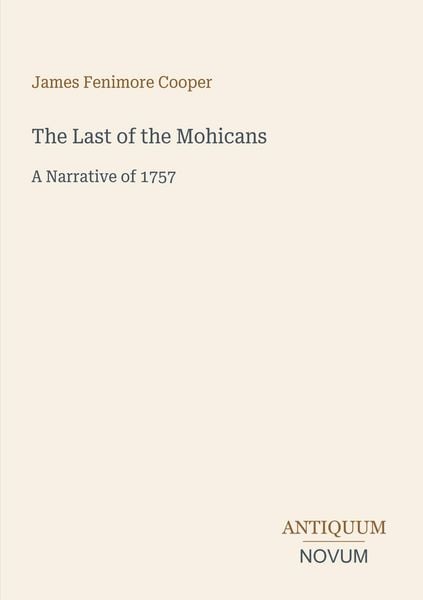 Produktbild: The Last of the Mohicans