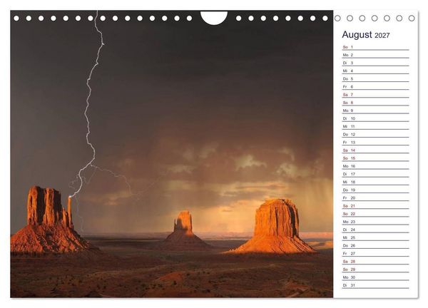 Produktbild: Faszination Blitze beeindruckende Fotos (Wandkalender 2027 DIN A4 quer), CALVENDO Monatskalender