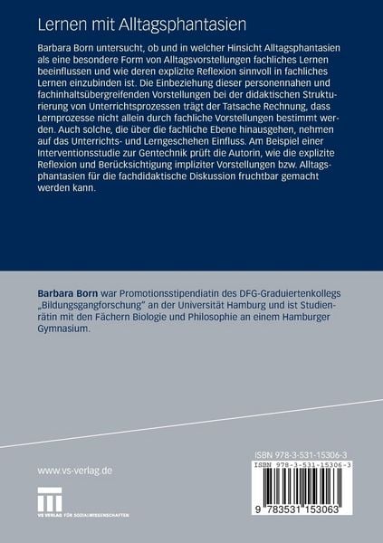 Produktbild: Lernen mit Alltagsphantasien