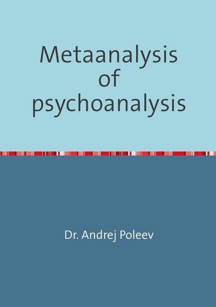 Produktbild: Metaanalysis of psychoanalysis