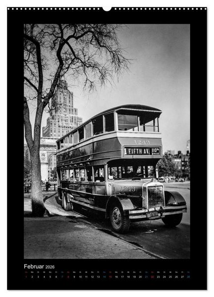 Produktbild: New York in Ansichten von 1936 (Wandkalender 2026 DIN A2 hoch), CALVENDO Monatskalender