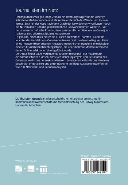Produktbild: Journalisten im Netz
