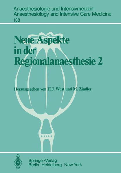 Produktbild: Neue Aspekte in der Regionalanaesthesie 2