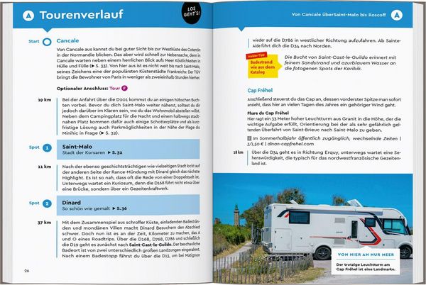 Produktbild: MARCO POLO Camper Guide Bretagne & Normandie