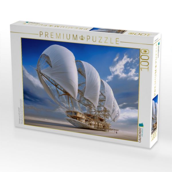 Produktbild: CALVENDO Puzzle Schwingen aus Licht und Stoff | 1000 Teile Lege-Gr&ouml;&szlig;e 64x48cm Foto-Puzzle f&uuml;r gl&uuml;ckliche Stunden