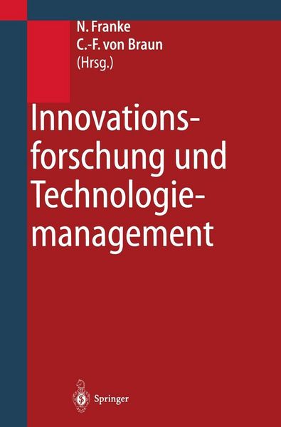 Produktbild: Innovationsforschung und Technologiemanagement