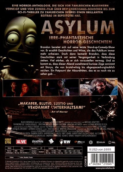 Produktbild: Asylum - Irre-phantastische Horror-Geschichten - C
