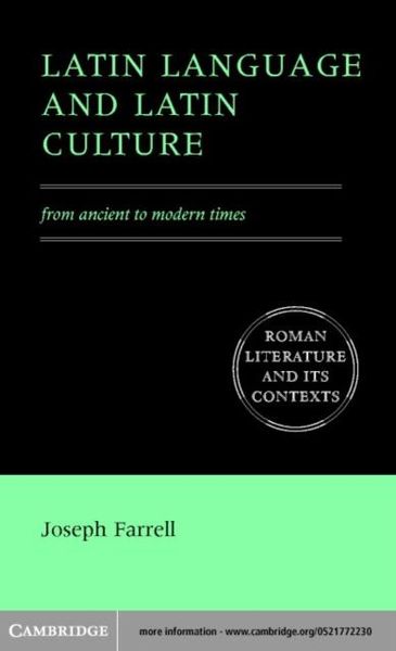 Produktbild: Latin Language and Latin Culture