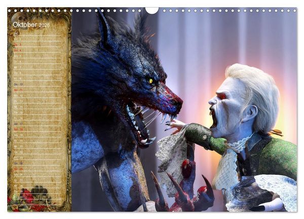 Produktbild: Vampire - Kinder der Nacht (Wandkalender 2026 DIN A3 quer), CALVENDO Monatskalender