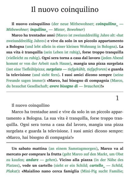 Produktbild: Italienisch lernen mit lustigen Kurzgeschichten (A1-A2) - Storie di Maialino Nano (+ Audio-Online)