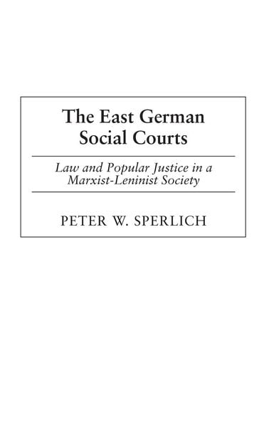Produktbild: The East German Social Courts