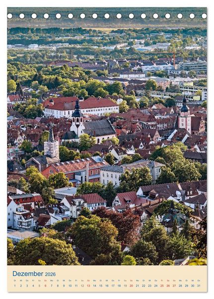 Produktbild: ETTLINGEN (Tischkalender 2026 DIN A5 hoch), CALVENDO Monatskalender
