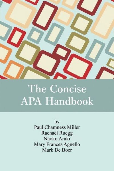 Produktbild: Concise APA Handbook
