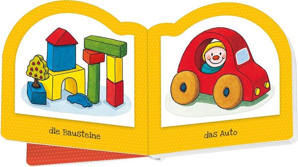 Produktbild: Kiefmann, E: Miniwelt: Kleines Mitnehm-Buch. Spielsachen