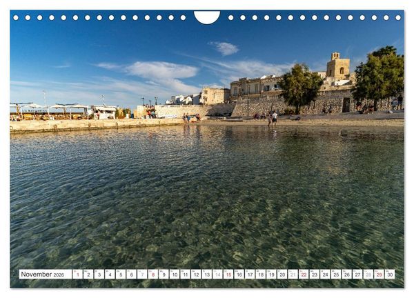 Produktbild: Italien - Apulien (Wandkalender 2026 DIN A4 quer), CALVENDO Monatskalender