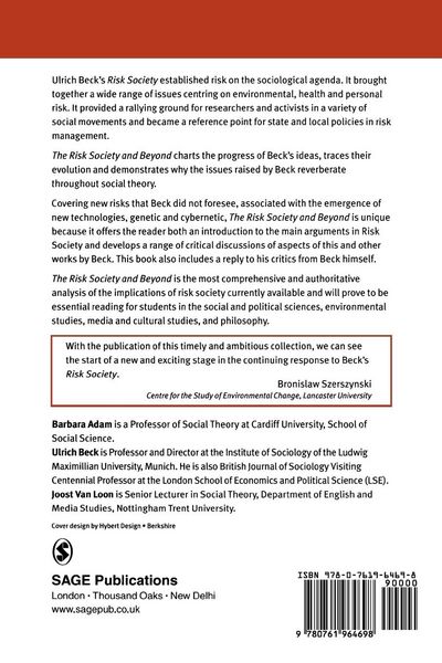 Produktbild: The Risk Society and Beyond