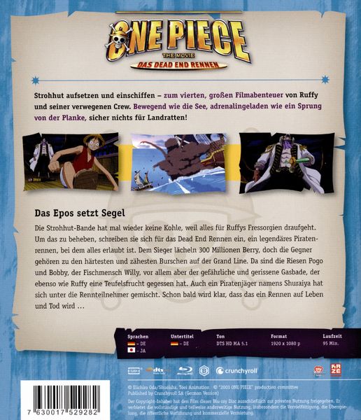 Produktbild: One Piece - 4. Film: Das Dead End Rennen