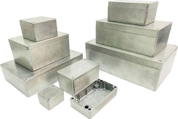 Produktbild: Gainta G117 Universal-Geh&auml;use 160 x 100 x 81 Aluminium Aluminium legiert Aluminium (Natur) 1 St.