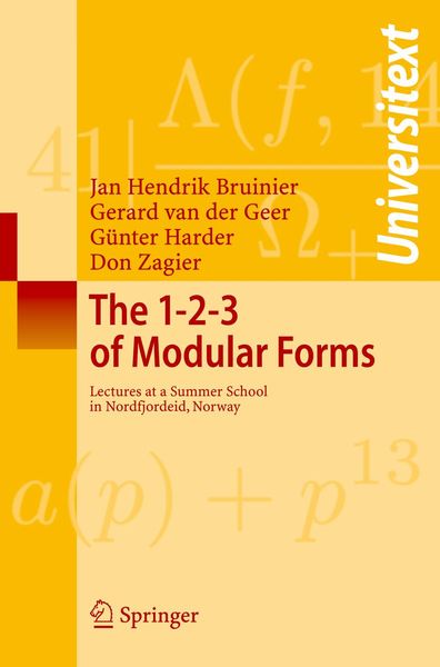 Produktbild: The 1-2-3 of Modular Forms