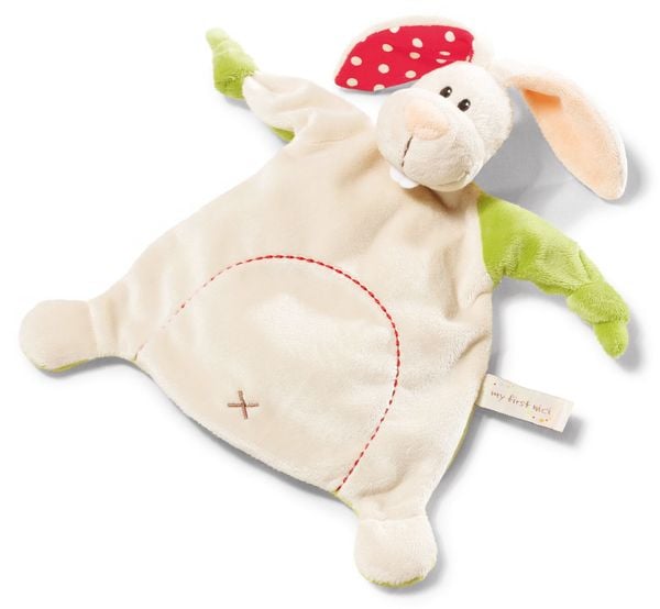 Produktbild: NICI 39679 - My First Nici, Schmusetuch Hase, 25x25 cm, Kuscheltier