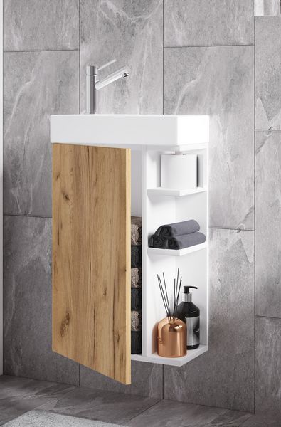 Produktbild: 2-tlg G&auml;ste WC Waschplatz Bad Waschtisch Lumia