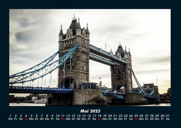 Produktbild: London 2025 Fotokalender DIN A4