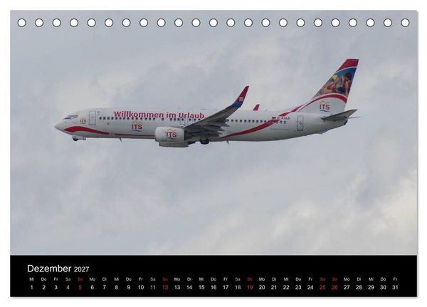 Produktbild: Deutsche Airlines (Tischkalender 2027 DIN A5 quer), CALVENDO Monatskalender