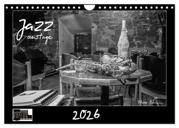 Produktbild: Jazz onstage (Wandkalender 2026 DIN A4 quer), CALVENDO Monatskalender