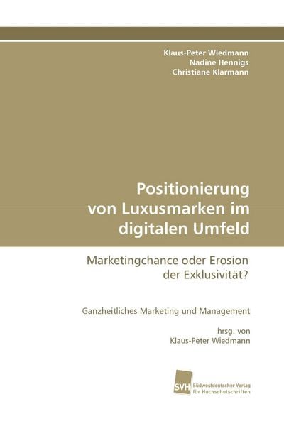 Produktbild: Positionierung von Luxusmarken im digitalen Umfeld