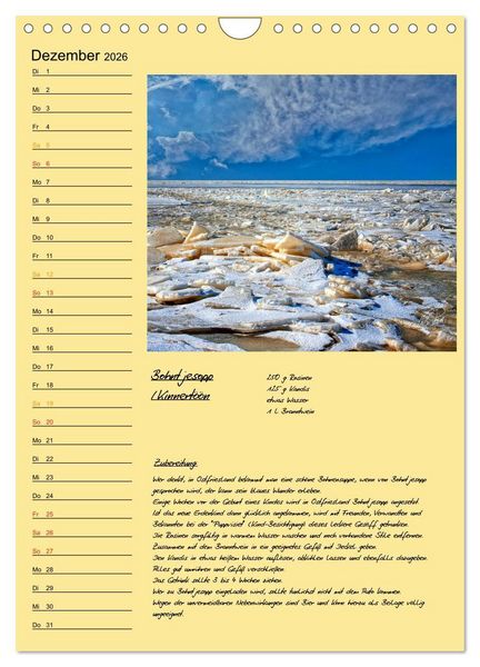 Produktbild: Ostfriesland - Appetit auf mehr / Geburtstagskalender (Wandkalender 2026 DIN A4 hoch), CALVENDO Monatskalender