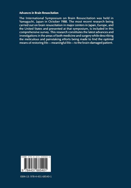 Produktbild: Advances in Brain Resuscitation