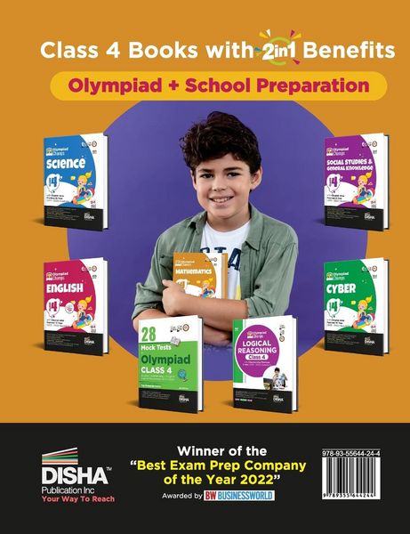 Produktbild: Olympiad Champs Mathematics Class 4 with Chapter-wise Previous 10 Year (2013 - 2022) Questions 5th Edition Complete Prep Guide with Theory, PYQs, Pa
