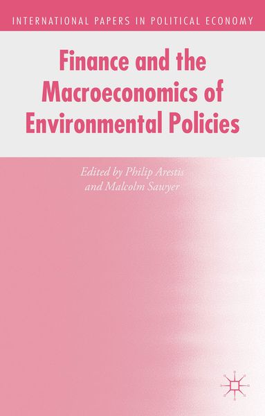 Produktbild: Finance and the Macroeconomics of Environmental Policies