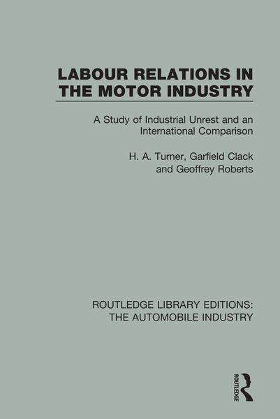 Produktbild: Labour Relations in the Motor Industry