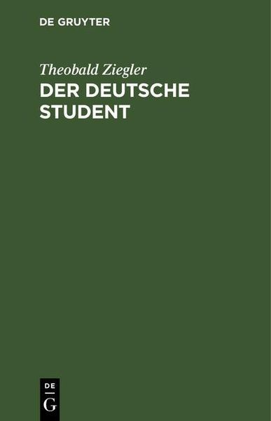 Produktbild: Der deutsche Student