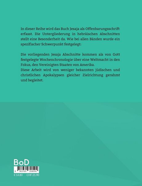 Produktbild: Das Jesaja Buch 28-35
