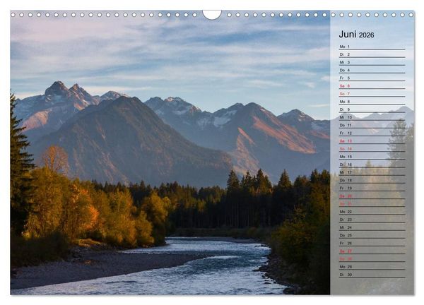 Produktbild: Das Oberstdorfer Allg&auml;u (Wandkalender 2026 DIN A3 quer), CALVENDO Monatskalender