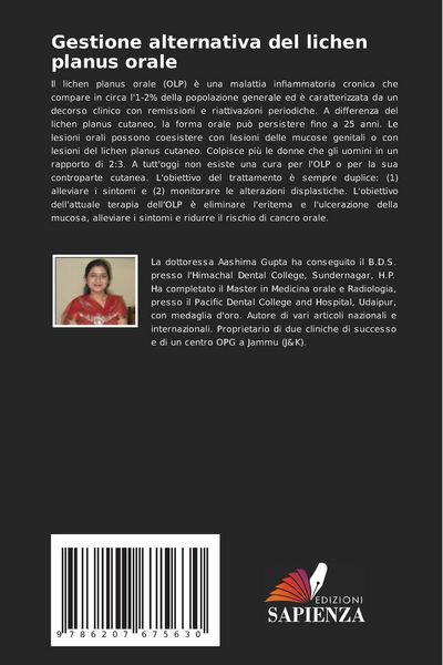 Produktbild: Gestione alternativa del lichen planus orale