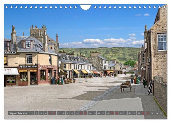 Produktbild: Scotland around 1900 - photos restored and colourised (Wall Calendar 2026 DIN A4 landscape), CALVENDO 12 Month Wall Calendar