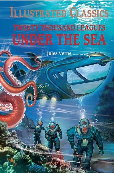 Produktbild: Twenty Thousand Leagues Under the Sea: Illustrated Abridged Children Classics English Novel with Review Questions (Hardback)