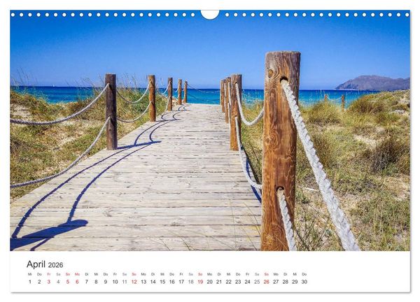 Produktbild: Mallorca, Mallorca (Wandkalender 2026 DIN A3 quer), CALVENDO Monatskalender