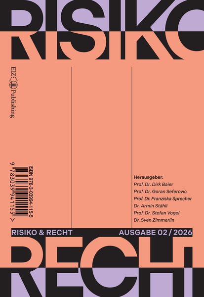 Produktbild: Risiko & Recht 02/2026