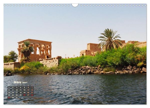 Produktbild: &Auml;gypten - Landschaften entlang des Nils (Wandkalender 2027 DIN A3 quer), CALVENDO Monatskalender