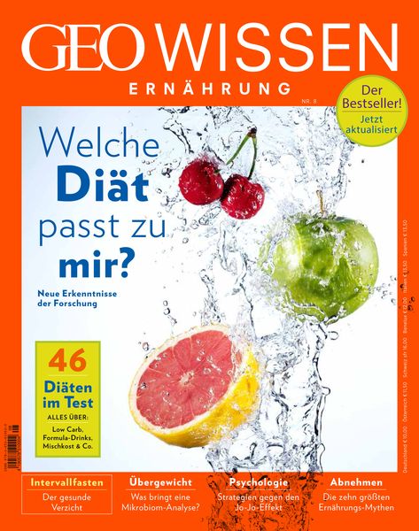 Produktbild: GEO Wissen Ern&auml;hrung / GEO Wissen Ern&auml;hrung 08/20 - Welche Di&auml;t passt zu mir?