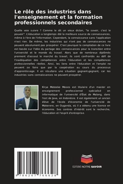 Produktbild: Le r&ocirc;le des industries dans l'enseignement et la formation professionnels secondaires