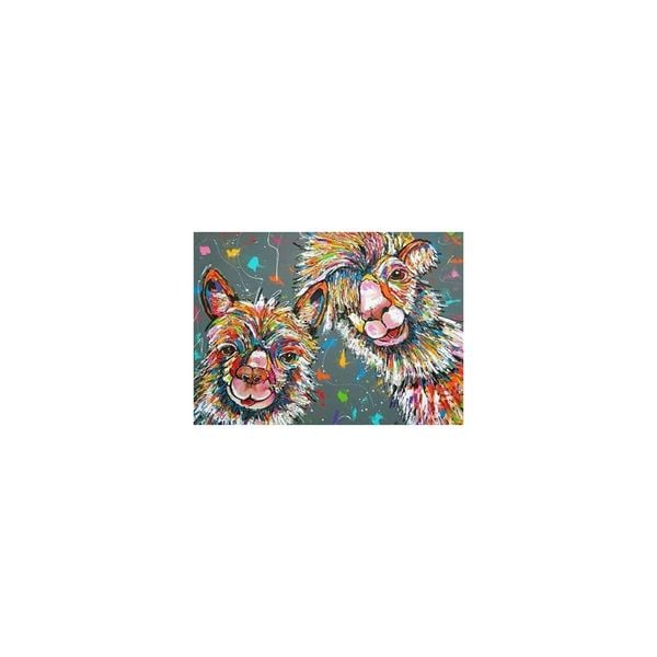 Produktbild: PRACHT Diamond Painting Lamas 40x30cm