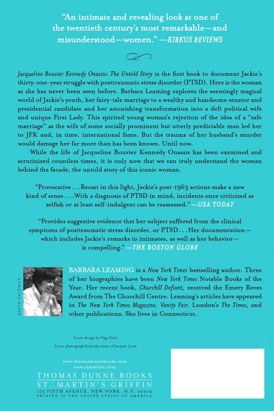 Produktbild: Jacqueline Bouvier Kennedy Onassis: The Untold Story